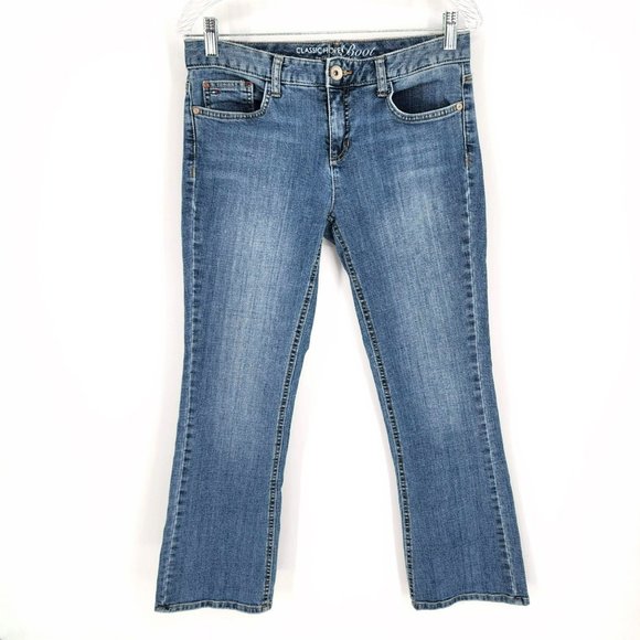 Tommy Hilfiger Hope Boot Bootcut Jeans 8 S Medium Wash Classic Denim Blue Cotton - Picture 1 of 9